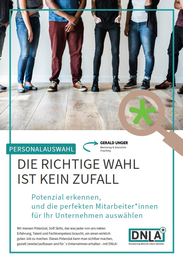 Das Leistungsangebot von Gerald Unger und DNLA beim 18. Forum Hospital Management in Wien:
Lösungen für die Führungskräfteentwicklung, für Personalentwicklung und effektive Coachings und für die richtige Personalauswahl.