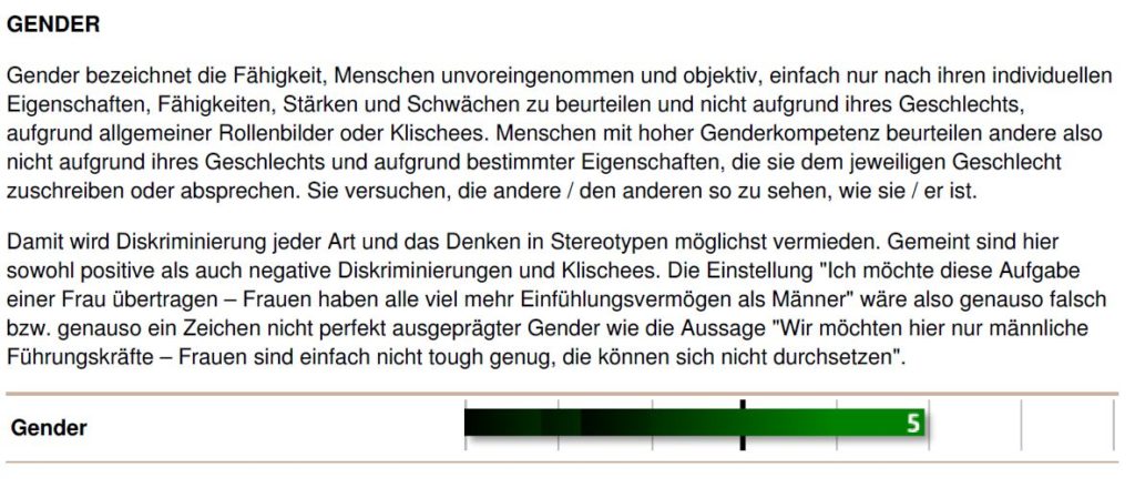 Ein Schritt, der hilft, Frauen in Spitzenpositionen zu bringen und ihre Potenziale zu nutzen: objektive Potenzialanalysen wie DNLA - Discovering Natural Latent Abilities - einschließlich Indikatoren für Gender- und Dicversitykompetenz.