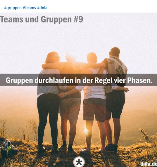 Die Beitragsserie zu Teamarbeit in der DNLA-Gruppe bei LinkedIn. 