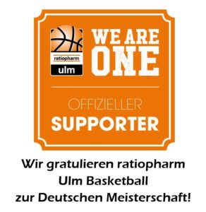 DNLA gratuliert ratiopharm Ulm Basketball zur Deutschen Meisterschaft.