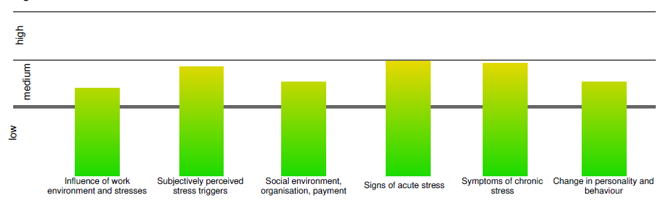 DNLA MSS - Managerial Stress Survey factors.