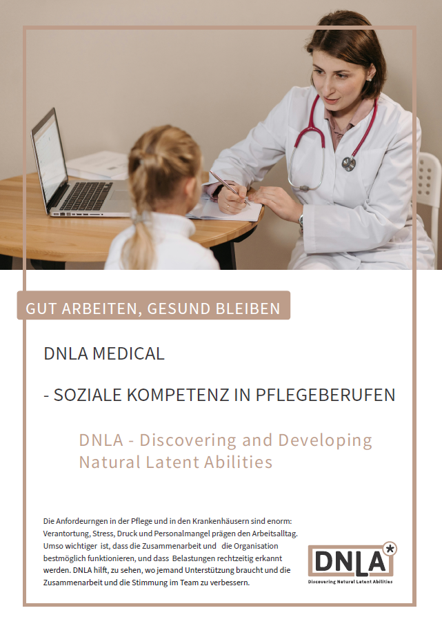 Factsheet zum DNLA-Tool DNLA Medical. 