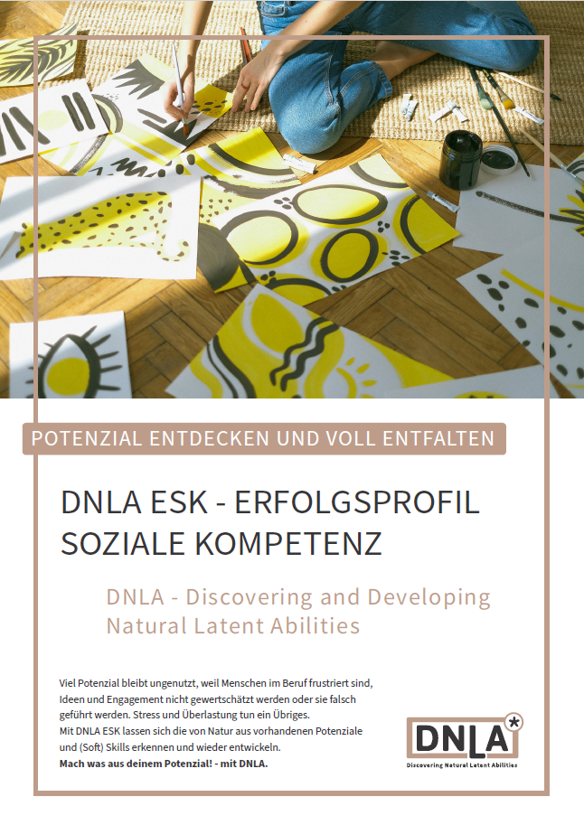 Factsheet zum DNLA-Tool DNLA Erfolgsprofil Soziale Kompetenz (ESK).