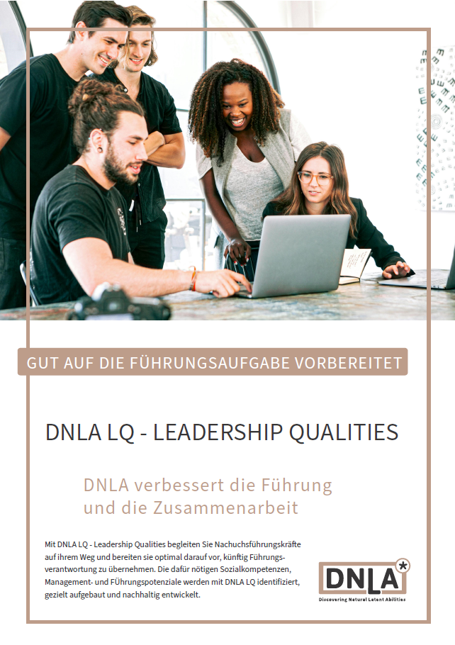 Factsheet zum DNLA-Tool DNLA LQ (Leadership Qualities).